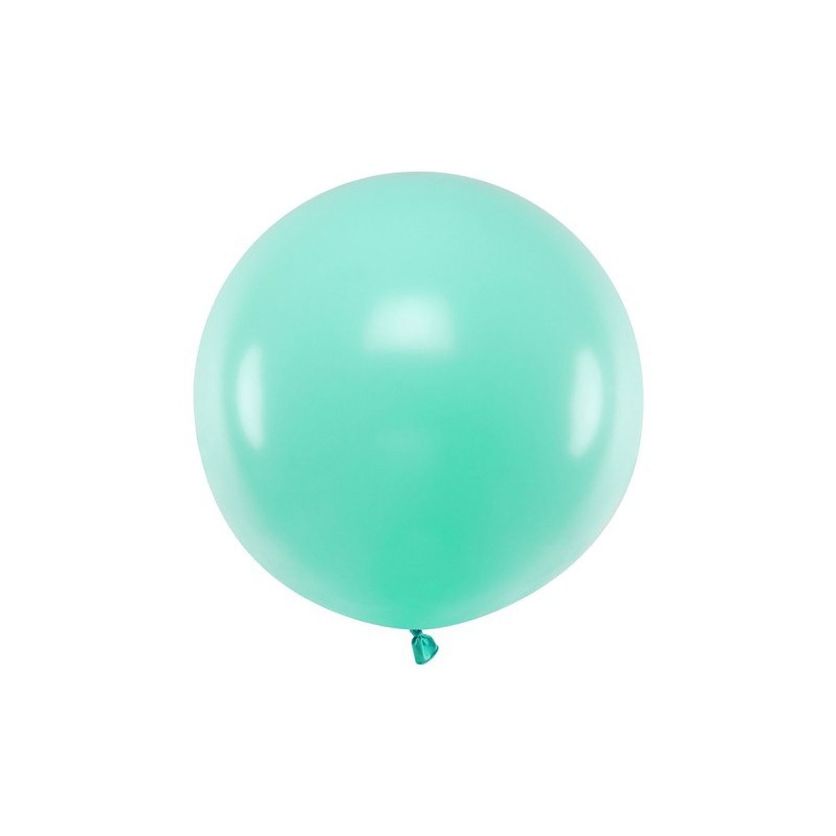 1 stk. Kæmpeballon Latex Pastel Mint 60 cm 1 stk. Kæmpeballon Latex Pastel Mint 60 cm