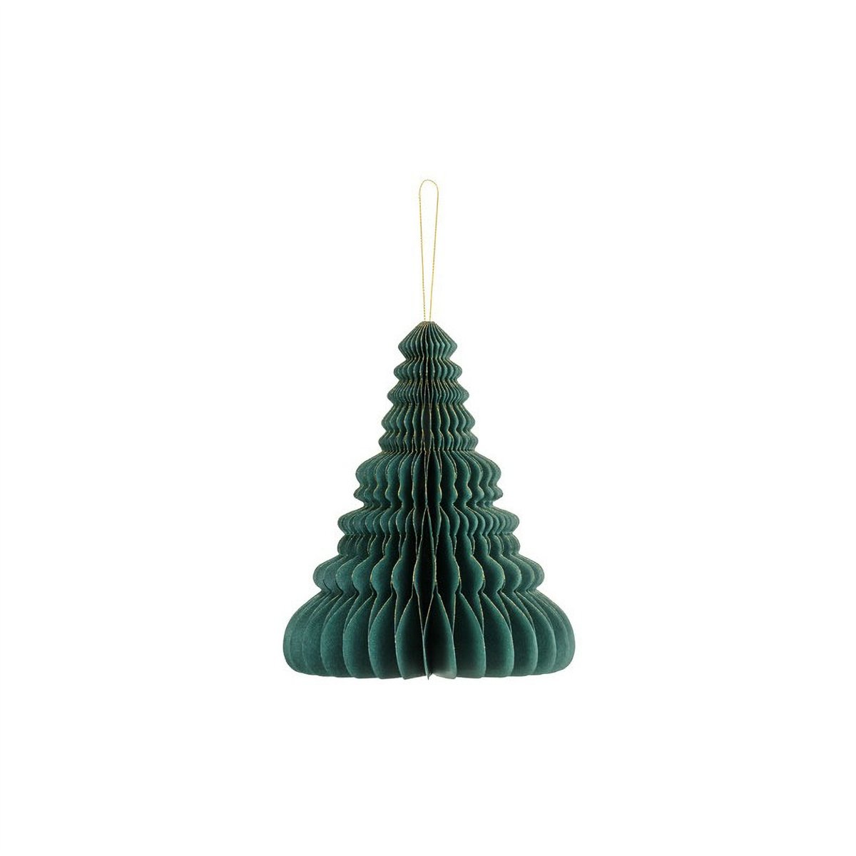 Honeycomb Juletræ i Silkepapir Grøn 20 cm Honeycomb Juletræ i Silkepapir Grøn 20 cm