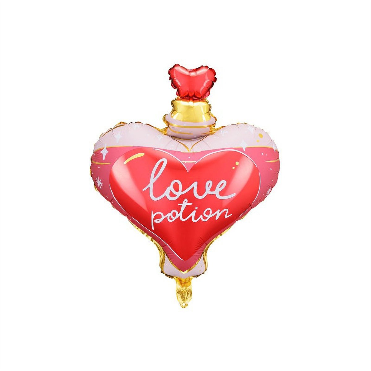 Folieballon Kærlighedseliksir Multifarvet 54x66 cm Folieballon Kærlighedseliksir Multifarvet 54x66 cm