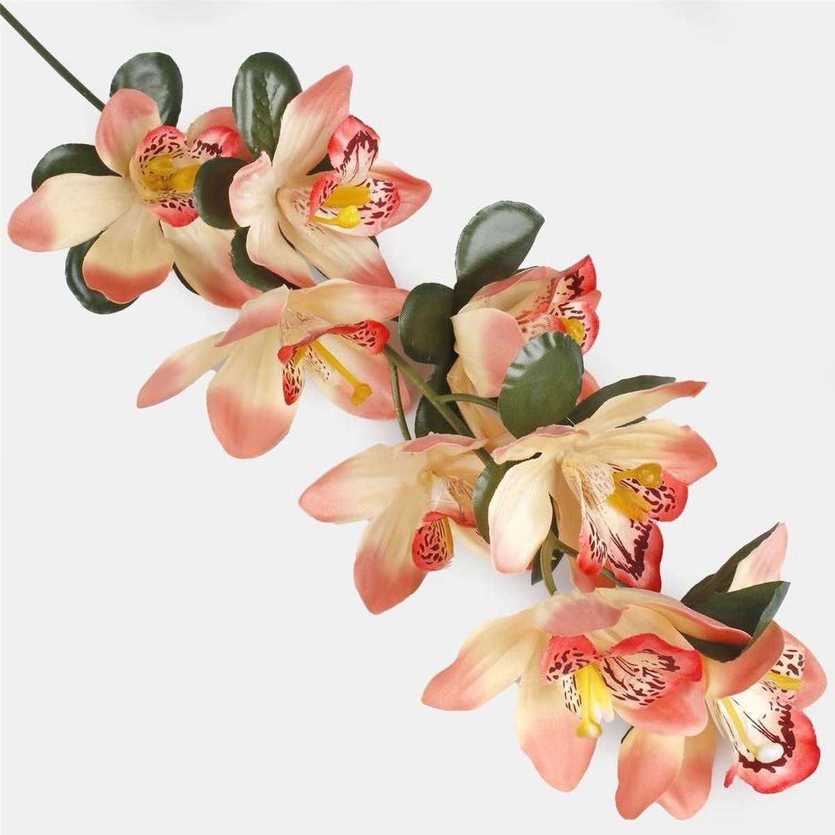 Kunstig Orkidégren Lakse 57 cm med 8 Blomsterhoveder Kunstig Orkidégren Lakse 57 cm med 8 Blomsterhoveder