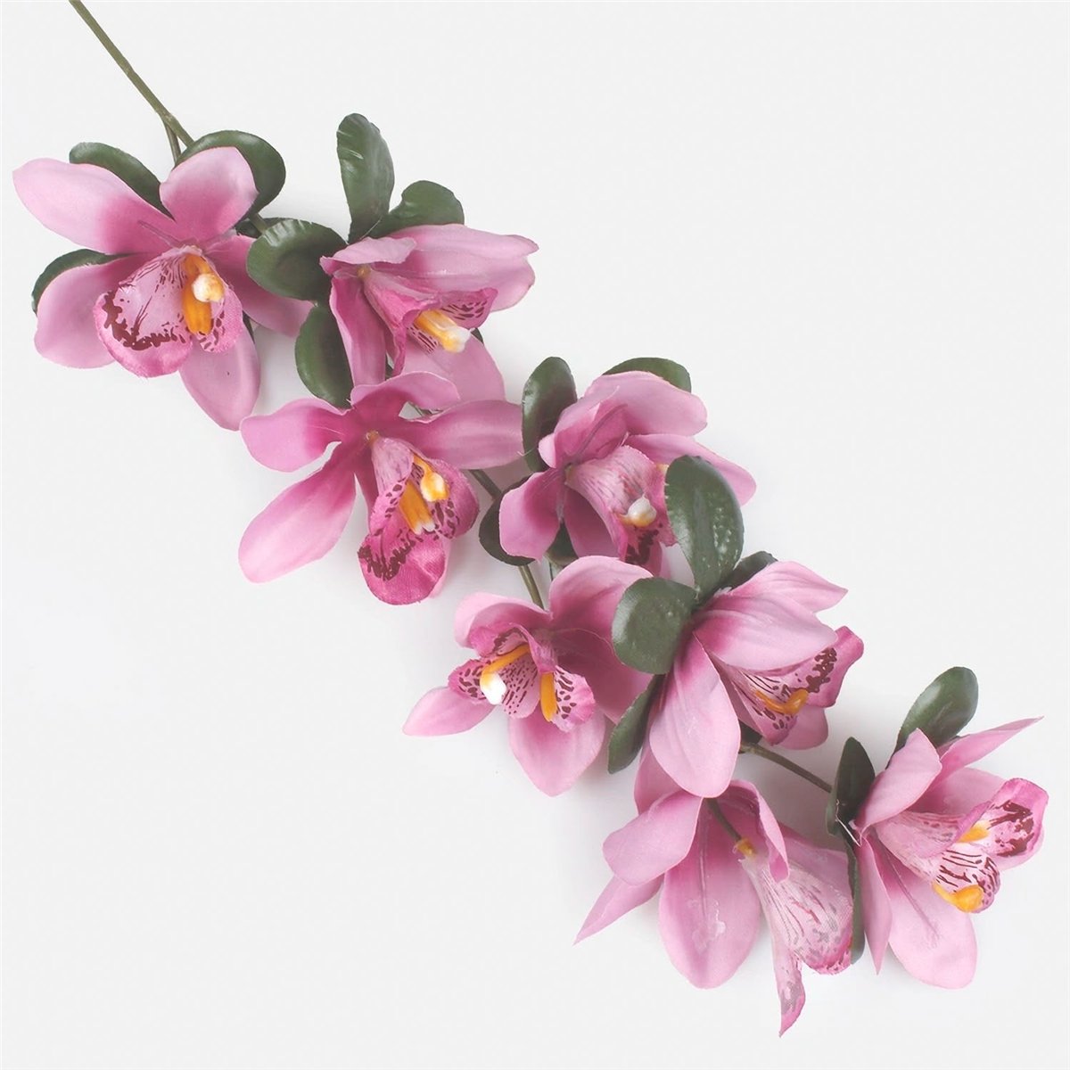 Kunstig Orkidégren Lavendel 57 cm med 8 Blomster Kunstig Orkidégren Lavendel 57 cm med 8 Blomster
