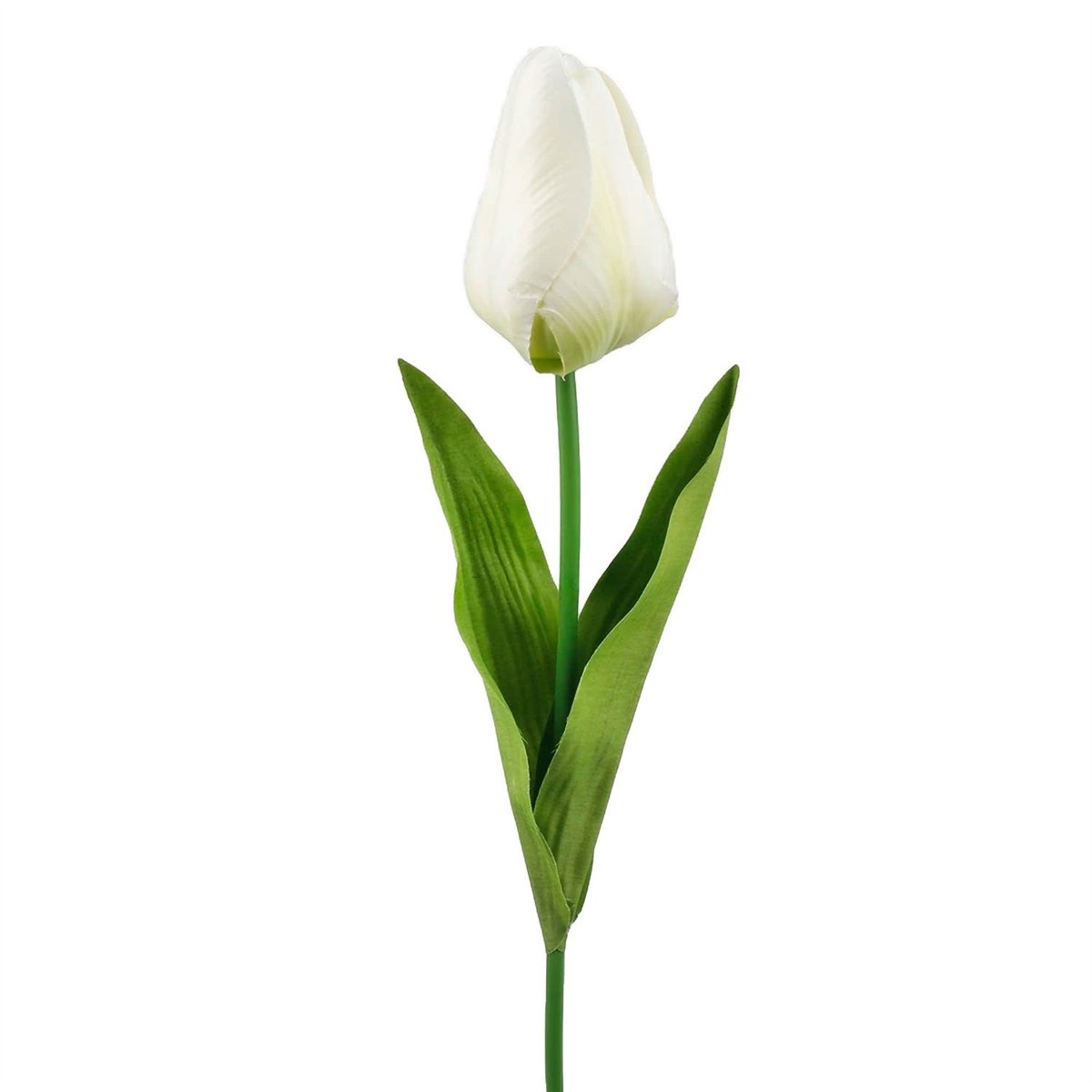 Kunstig Tulipan Lukket Blomsterhoved Creme 67 cm Kunstig Tulipan Lukket Blomsterhoved Creme 67 cm