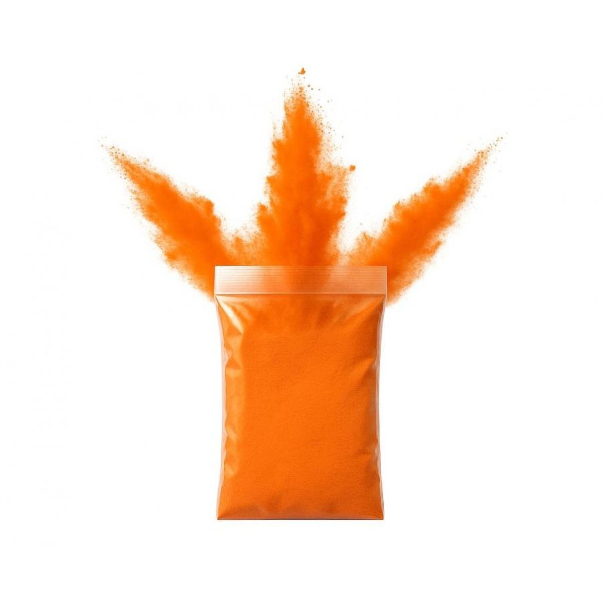 70 g Farvepulver Orange til Holi og Farveløb 70 g Farvepulver Orange til Holi og Farveløb
