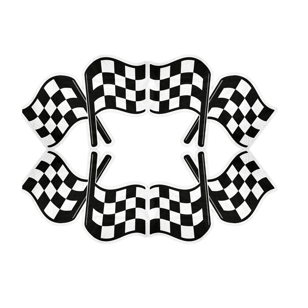 12 stk. Servietter Racerbiler 33x24 cm 3-lags 12 stk. Servietter Racerbiler 33x24 cm 3-lags