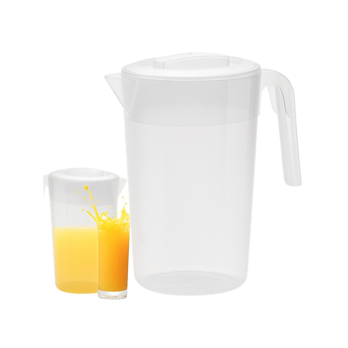 2,3 liter Drikkekande med låg Gennemsigtig Plast 2,3 liter Drikkekande med låg Gennemsigtig Plast