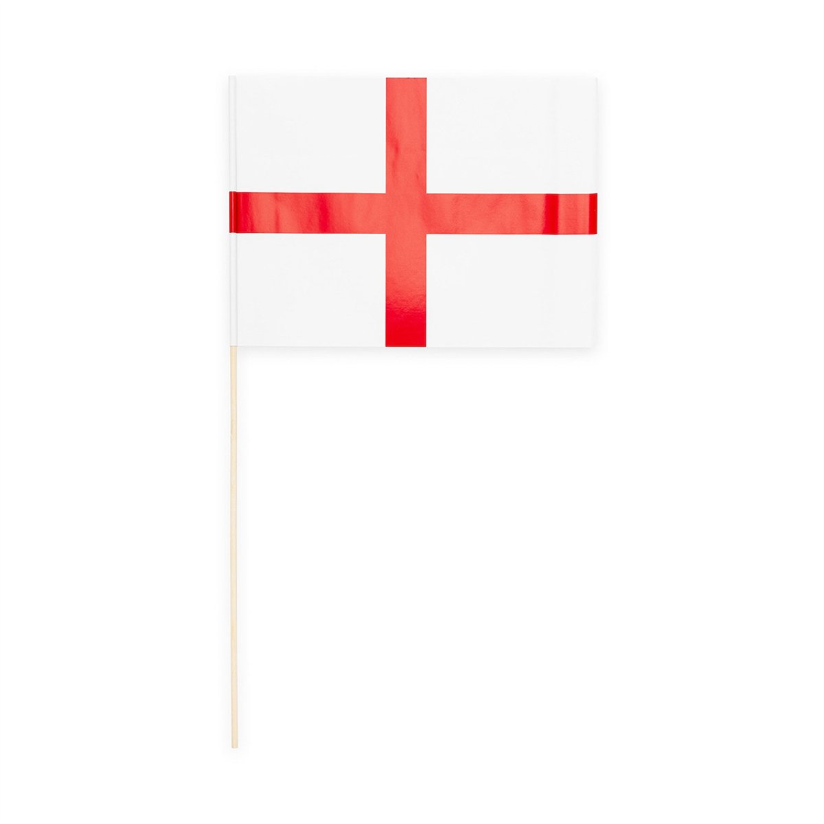 10 stk. Papirflag St. George rød/hvid 20x30 cm 10 stk. Papirflag St. George rød/hvid 20x30 cm