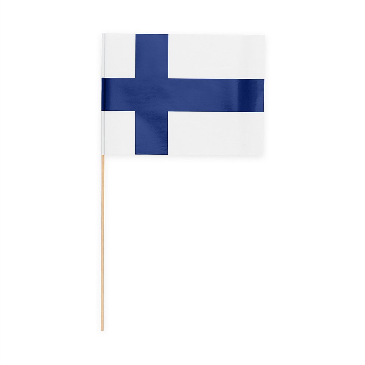 10 stk. Papirflag Finland blå/hvid 20x30 cm 10 stk. Papirflag Finland blå/hvid 20x30 cm