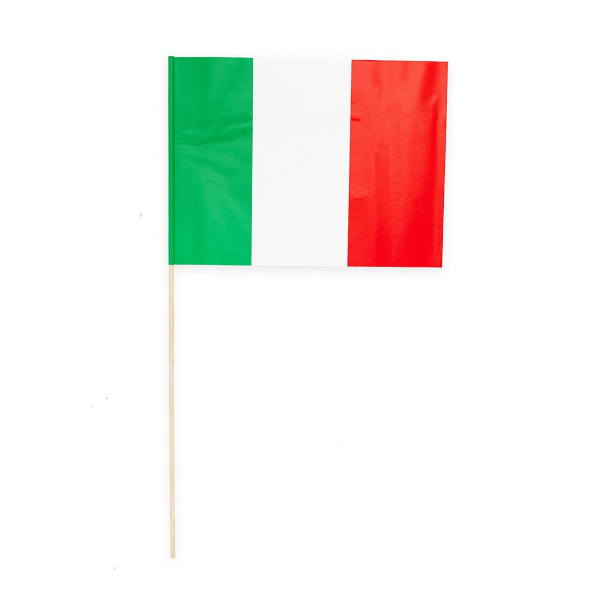 10 stk. Papirflag Italien grøn/hvid/rød 20x30 cm 10 stk. Papirflag Italien grøn/hvid/rød 20x30 cm