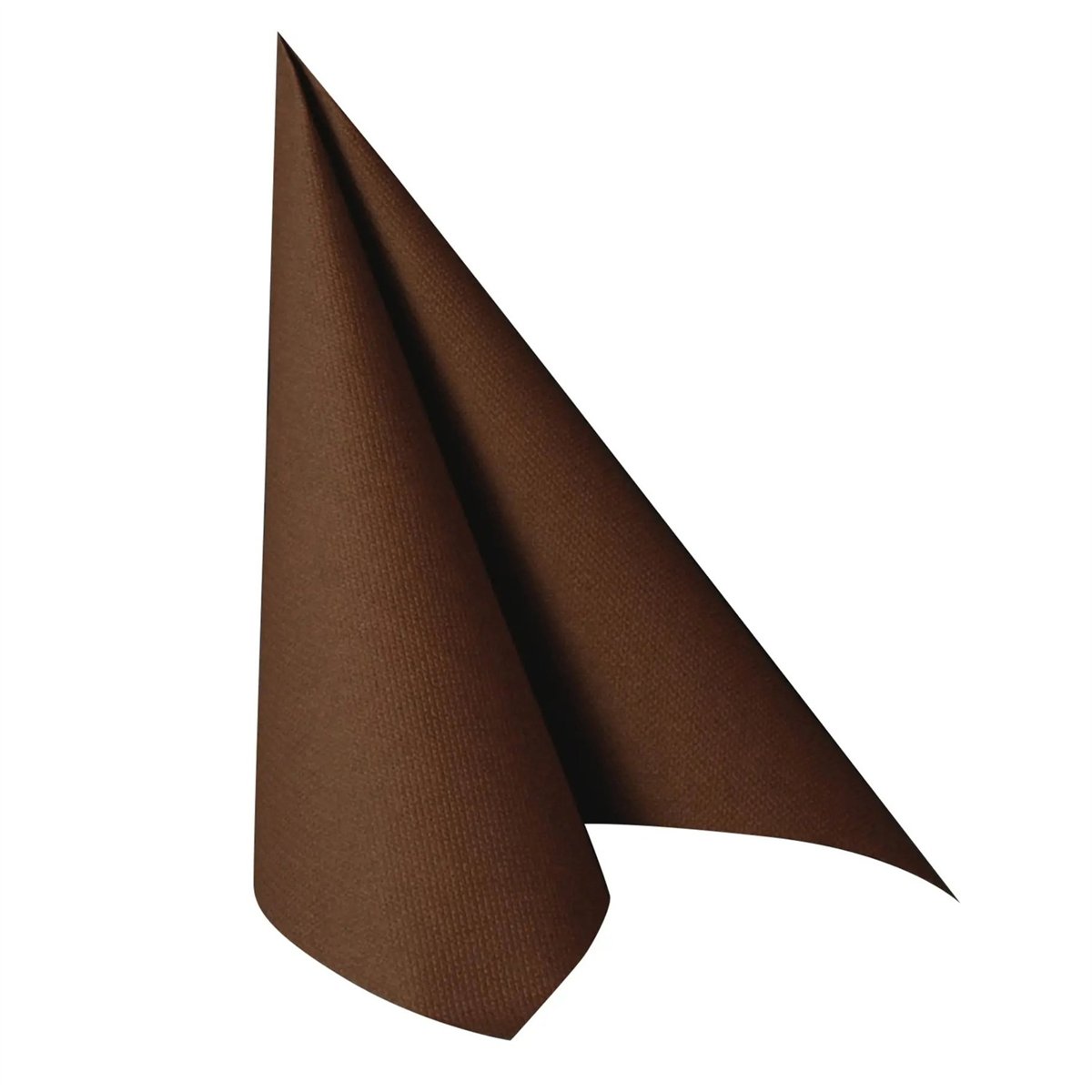 50 stk. Middagsservietter Brune Airlaid 40x40 cm 50 stk. Middagsservietter Brune Airlaid 40x40 cm