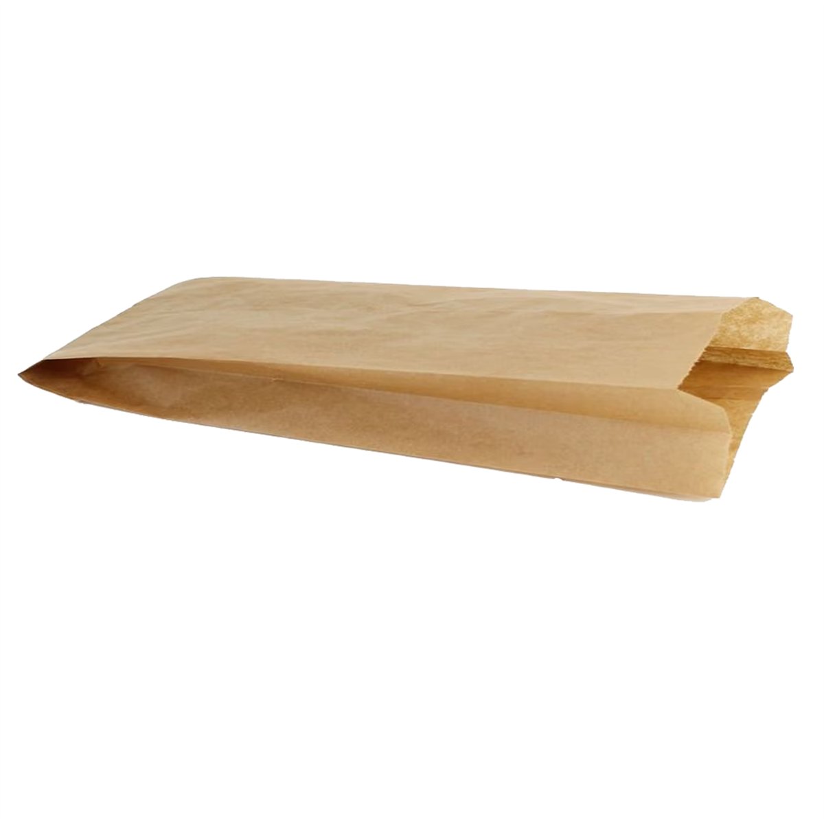 1000 stk. Brune papirsposer med sidefals 15x6,5x37 cm 1000 stk. Brune papirsposer med sidefals 15x6,5x37 cm