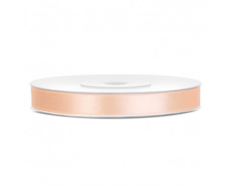 25 meter - Satinbånd creme 6 mm 25 meter - Satinbånd creme 6 mm