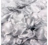 Rosenblade 100 stk metallic sølv silke