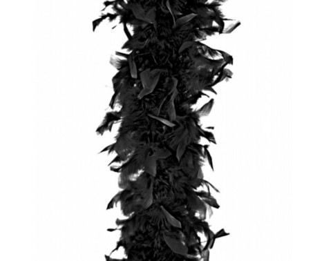 Fjerboa - Sort - 180 cm.