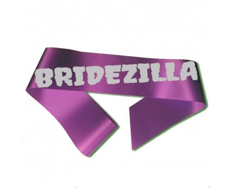 Bridezilla Ordensbånd lilla Bridezilla Ordensbånd lilla