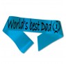 World´s best Dad Ordensbånd Aquablå