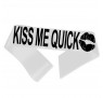Kiss me quick ordensbånd i hvid