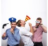 4 Stk. Props - Pistol, Politihat- Fotos sticks