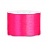 Satinbånd 50mm x 25m Mørk pink - Glat silkelook