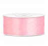 Satinbånd 25mm x 25m Lys Pink - Glat silkelook