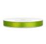 Satinbånd 6mm x 25m Lime - Glat silkelook