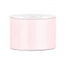 Satinbånd 50mm x 25m Lys Rosa - Glat silkelook