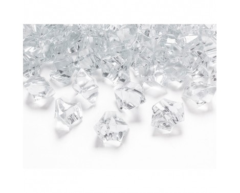 Krystal Pynte diamanter 50 stk. Klar - 2,5 x 2,1 mm