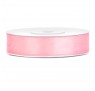 Satinbånd 12mm x 25m Lys Pink - Glat silkelook