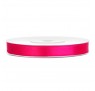 Satinbånd 6mm x 25m Mørke Pink - Glat silkelook