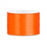 Satinbånd 50mm x 25m Orange - Glat silkelook