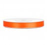 Satinbånd 6mm x 25m Orange - Glat silkelook