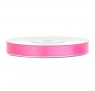 Satinbånd 6mm x 25m Pink - Glat silkelook