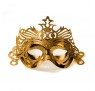 Maske Guld med mønster