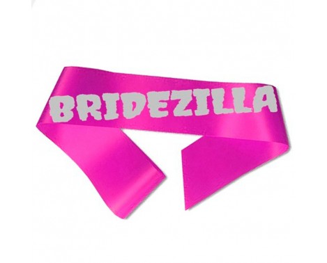 Bridezilla Ordensbånd fuchsia