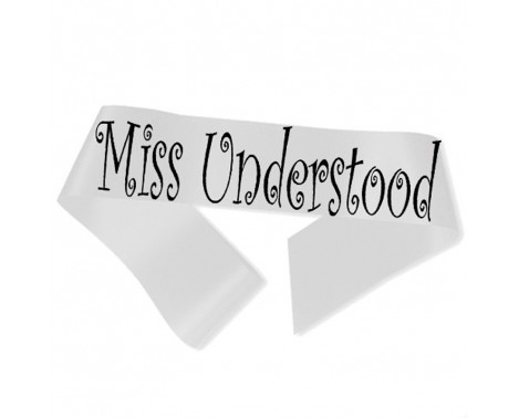 Miss Understood Ordensbånd Hvid