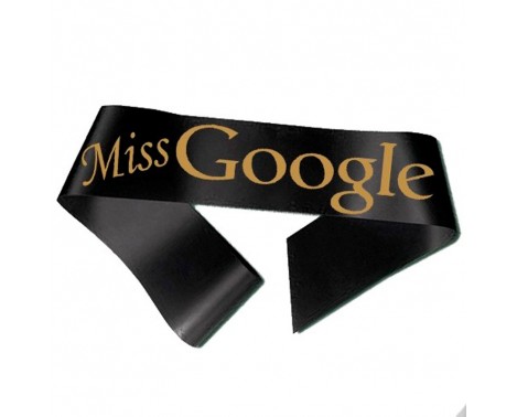 Miss Google Ordensbånd Sort