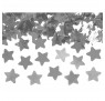 Konfettirør - Sølv stjerner - 40 cm.