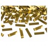 Konfettirør - Guld metal 40 cm