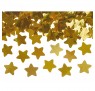Konfettirør - Guld stjerner - 60 cm.