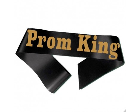 Prom King Ordensbånd Sort