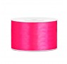Satinbånd 38mm x 25m Mørke Pink - Glat silkelook