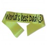 World´s best Dad Ordensbånd Limegrøn