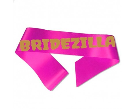 Bridezilla Ordensbånd fuchsia