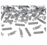 Konfettirør - Sølv metal 60 cm
