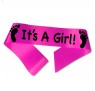 It´s A Girl! ordensbånd i fuchsia