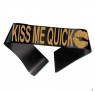 Kiss me quick ordensbånd i sort