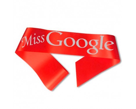 Miss Google Ordensbånd Rød