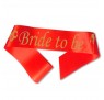 Bride to Be ordensbånd i rød