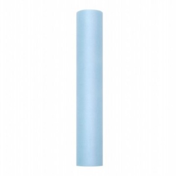 Tyl Himmelblå 30 cm x 9 m – Tilfør elegance til fest og dekoration