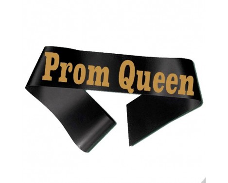 Prom Queen Ordensbånd Sort Prom Queen Ordensbånd Sort