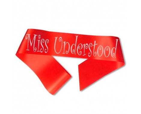 Miss Understood Ordensbånd Rød Miss Understood Ordensbånd Rød